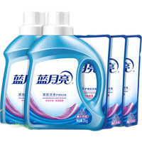 Bluemoon 蓝月亮 深层洁净洗衣液 2kg*2瓶+1kg*3袋 薰衣草香