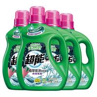 超能 植翠低泡系列 时尚炫彩洗衣液 1.5kg*4瓶 薰衣草香