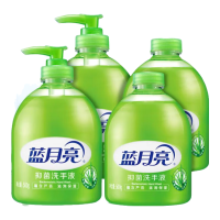 今日必买：蓝月亮 芦荟抑菌洗手液500g*4瓶