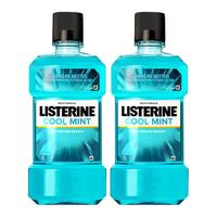 LISTERINE 李施德林 基础护理系列 冰蓝劲爽漱口水 1L*4