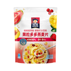 桂格 果粒多多水果燕麦片400克 麦果脆系列 烘焙谷物 冻干水果