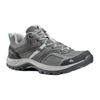 DECATHLON 迪卡侬 鞋登山鞋男户外防滑透气耐磨女运动鞋低 ODS MH100 女款_铅灰色