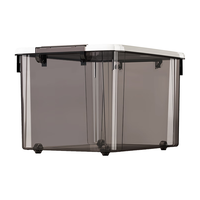 Citylong 禧天龙 X-6320 带滑轮收纳箱 55L*1个 透灰