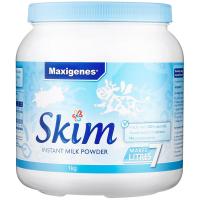 Maxigenes 美可卓 蓝胖子蓝妹子全脂高钙脱脂营养成人奶粉 1kg