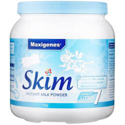 美可卓 蓝胖子蓝妹子全脂高钙脱脂营养成人奶粉 1kg