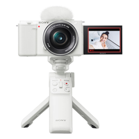 SONY 索尼 ZV-E10L Vlog微单相机 E64A存储卡电池蓝牙手柄套装