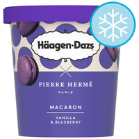 哈根达斯（Haagen-Dazs）蓝莓香草味高定马卡龙冰淇淋420ml