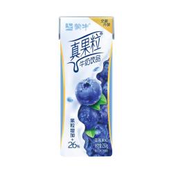 蒙牛 真果粒蓝莓味牛奶饮品250g*12盒 礼盒新老包装