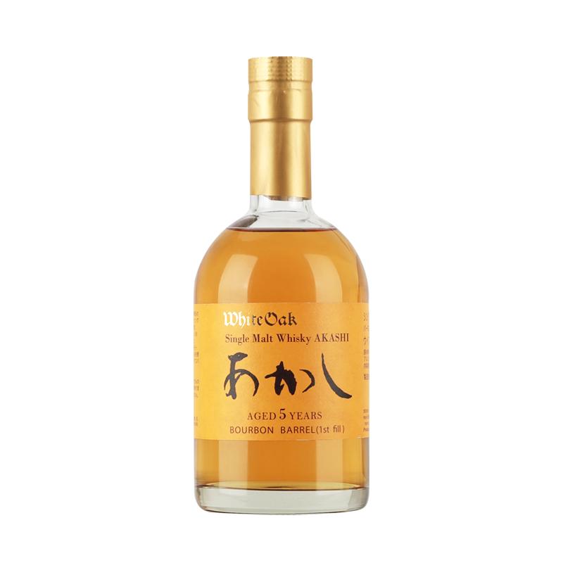 AKASHI 明石 波本桶 5年 单一麦芽 日本威士忌 500ml
