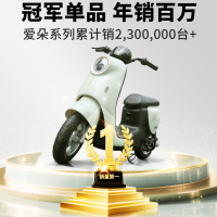 PLUS会员、国家补贴：爱玛 爱朵PRO 48V24Ah锂电 长续航豪华复古电动车