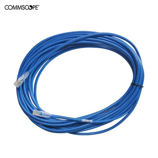 COMMSCOPE康普六类千兆网络跳线六类非屏蔽跳线家用办公成品网线 99英尺30米
