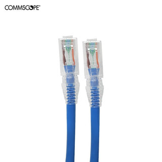COMMSCOPE康普六类千兆网络跳线六类非屏蔽跳线家用办公成品网线 99英尺30米