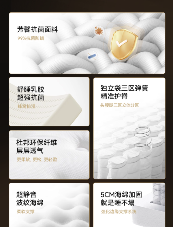 爆款清单、大件超省:金可儿床垫双十一攻略,热门单品深度解析,选对床垫=选对好睡眠!
