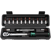 开拓 Exploit 可调式扭力扳手套装 15件套 1/4 2-24Nm