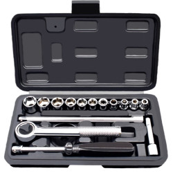 勒塔 LETA 套筒扳手工具套装 17件套6.3mm系列 LT-AM711