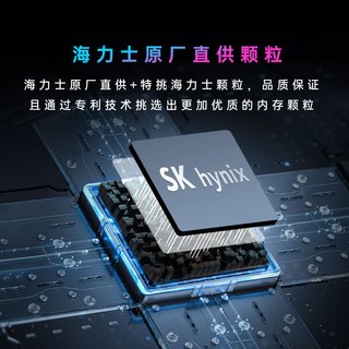  Team/十铨 10层PCB板 DDR5内存条  32GB*2 64GB