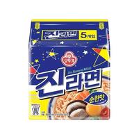 OTTOGI 不倒翁 韩国进口不倒翁金拉面原味120gX5袋汤面速食泡面