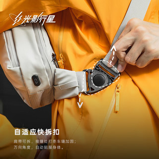  GYXX/光影行星 时尚休闲 男士斜挎包  逐影黑