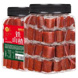 每果时光 山楂卷500g罐装果丹皮铁山楂片蜜饯果脯果干燕山特产零食