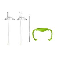 IPCOSI 葆氏 奶瓶吸管配件适用贝亲宽口径奶瓶带重力球组合学饮杯吸管4件套