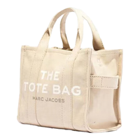 MARC JACOBS 马克·雅可布（MARC JACOBS）马克.雅可布（MARC JACOBS）女包印花托特包 米白色迷你  教师