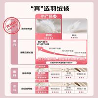 维克多（VCD）贡缎夏凉被95%白鹅绒被空调被夏季薄被子320g填充2.2*2.4米 蓝色 【夏季空调被】蓝色 220cm*240cm