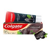 高露洁(Colgate)活性酵素美白牙膏25gX3支( 白桃+桂花+薄荷) 清新口气 竹炭美白牙膏*2+360修愈牙膏*2