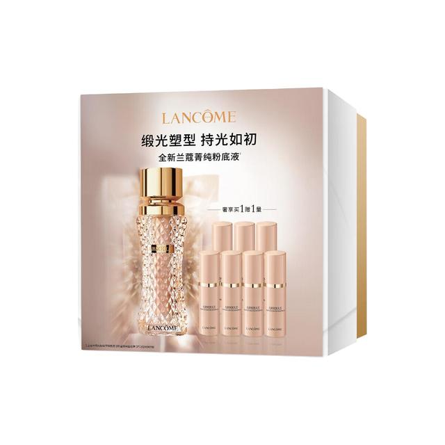 兰蔻 菁纯臻颜精华粉底液 细腻服帖丝缎光泽感  100，买35ml享70ml