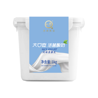 认养大口吃活菌酸奶儿童酸牛奶早餐原味酸奶1kg