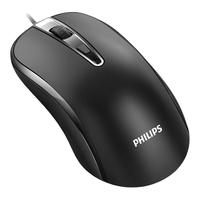  PHILIPS/飞利浦 静音无声 有线鼠标
