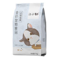 江小傲 猫粮 幼猫成猫冻干粮 布偶加菲英短美短全价猫粮 幼猫1kg