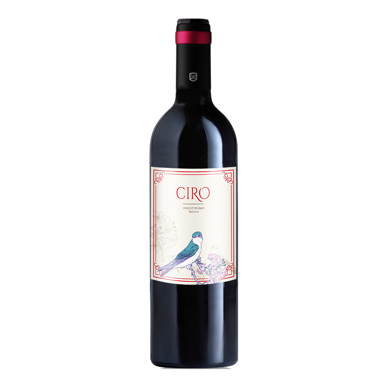 过节！CIRO赤霞珠干红葡萄酒西班牙DO级原瓶红酒750ml*6