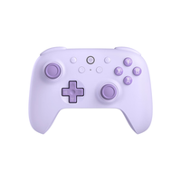  8BITDO/八位堂 无线双霍尔三模 游戏手柄  猎2青春版 无线紫