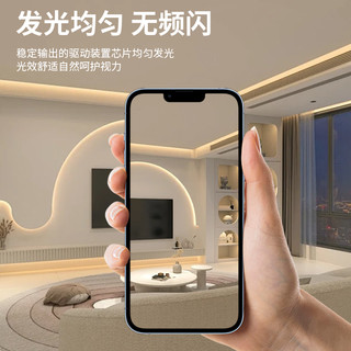 硅胶灯带V形扇形直角LED灯条可弯曲防水户外墙角阴角线条吊顶灯