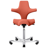 Flokk 人体工学 骑马椅  橘红色-羊毛 老板椅