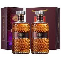 SANM·FL【2支装】苏格兰原瓶威士忌英国洋酒盒礼袋装 菠萝瓶700ml*2【配礼盒礼袋】