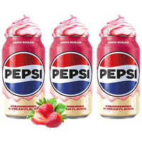 百事 无糖草莓奶油味碳酸饮料 330ml*3罐
