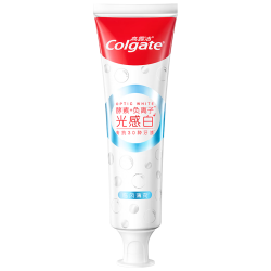 高露洁 Colgate 双抗光感白牙膏去渍酵素美白负离子去黄京东自营薄荷120g*1