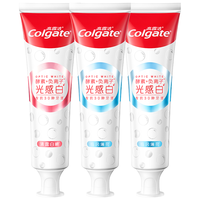高露洁（Colgate）双抗光感白牙膏去渍酵素美白负离子去黄京东自营薄荷*2+白桃360g 【美白组合】薄荷+白桃 120g*3支