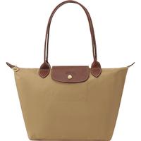珑骧(LONGCHAMP) 女士中号长柄可折叠手提单肩购物袋饺子包托特包女包 2605 089 P86 沙丘色