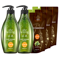 seeyoung 滋源 无患子控油清爽洗头水  535ml*2+补充装235ml*3
