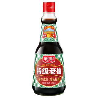 宅家食光：厨邦 酱油 老抽系列 特级老抽410ml 增色提鲜 红烧酱油