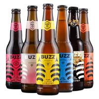 BUZZ蜂狂 桂花小麦艾尔啤酒 330ml*6瓶 整箱装