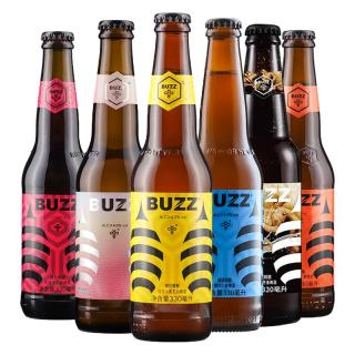 BUZZ蜂狂 桂花小麦艾尔啤酒 330ml*6瓶 整箱装