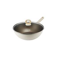 炊大皇 COOKER KING炒锅不粘锅聚油不凸底炒菜锅家用不跑油平底不沾锅 【适合2-4人用】聚油不粘 30cm