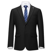 HLA 海澜之家 轻商务经典系列礼服套装绅士西服 商务休闲黑色