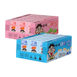 旺旺 o泡果奶味饮料125ml*18盒原味小朋友学生解馋饮料饮品整箱MS
