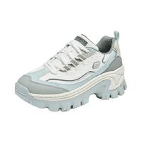 斯凯奇(Skechers)女子复古老爹鞋177234 灰色/蓝色/GYBL 40
