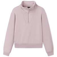 斯凯奇 女士秋冬季卫衣针织套头卫衣L425W012 浅紫罗兰/02J2 L