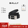 BALLY 巴利 男士商务黑色牛皮双面腰带120cm